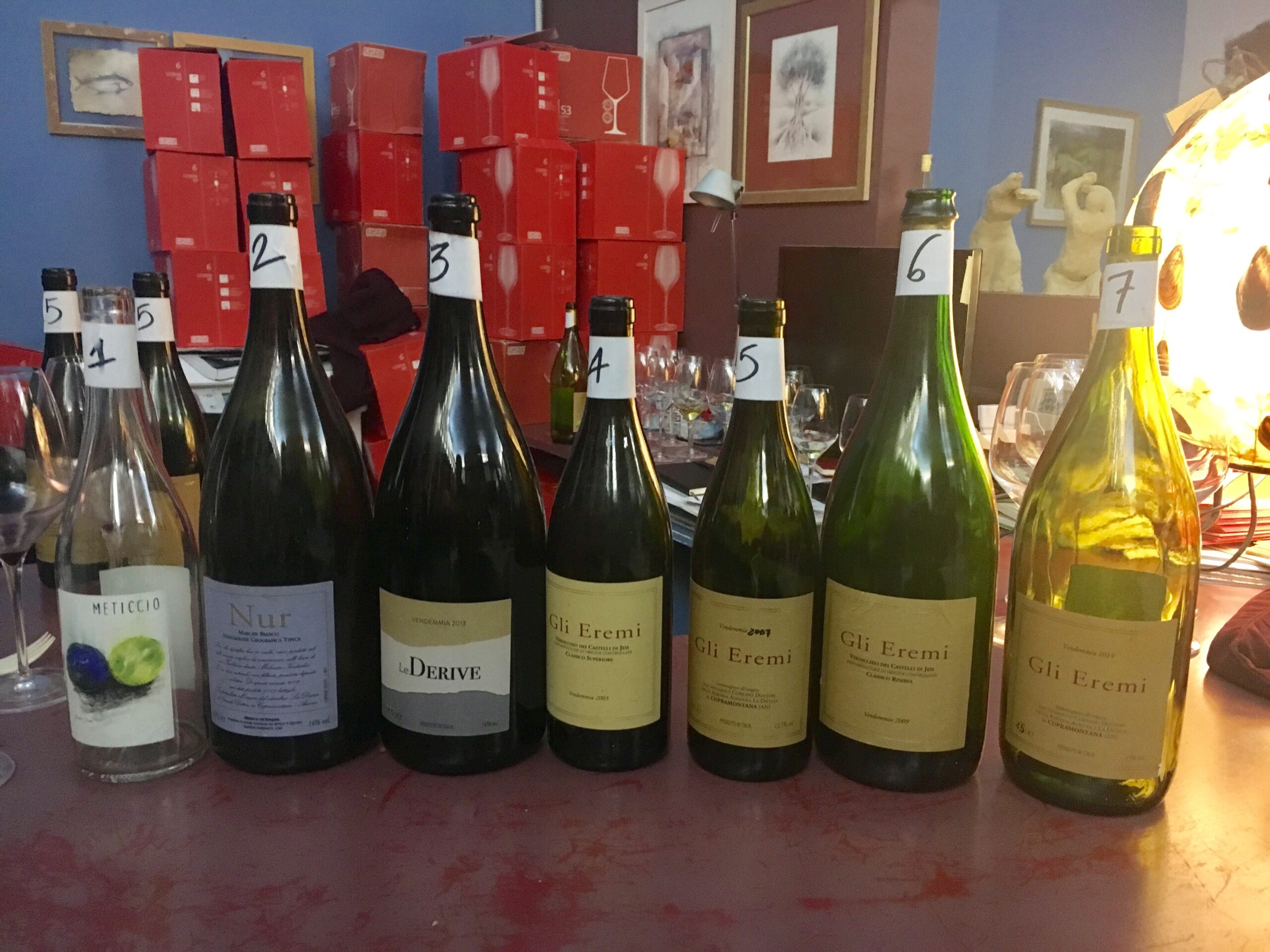 Verdicchio “Gli Eremi”, verticale in 4 annate