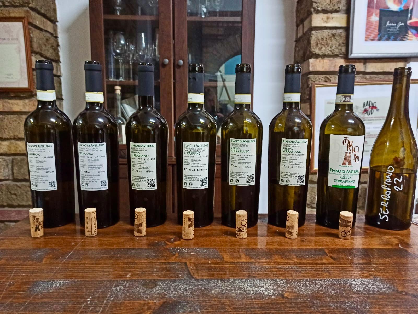 Torricino e le sue Riserve: Fiano di Avellino Serrapiano e Greco di Tufo Raone