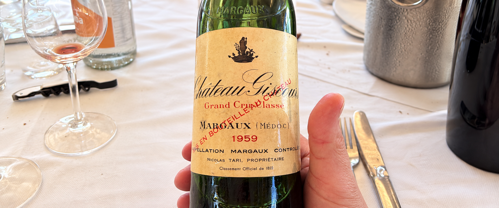 Il Margaux 1959 di Château Giscours: un giovanotto